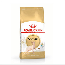 Royal Canin Sphynx Adult Корм сухой сбалансированный для взрослых кошек породы Сфинкс от 12 месяцев, 2 кг